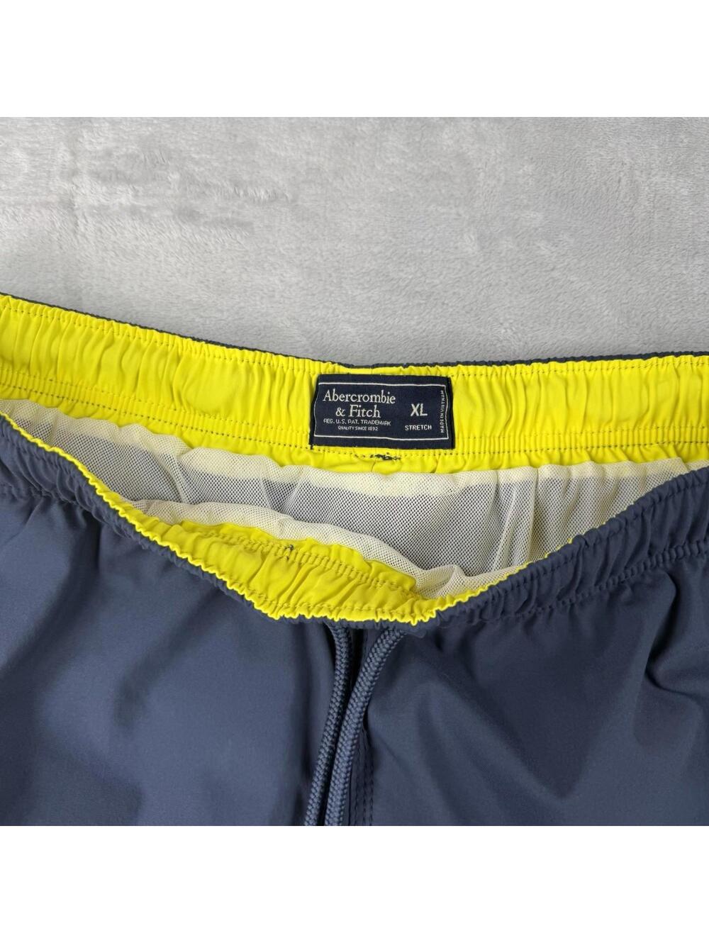 Abercrombie Fitch Swim Trunks Rainbow Stripe Mesh Lined Shorts Men Sz XL Summer - Picture 3 of 9